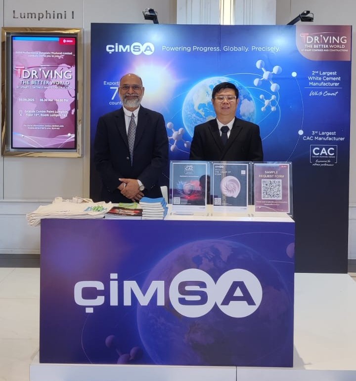 Cimsa ผู้นำด้านวัสดุก่อสร้างจากตุรกีบุกอุตสาหกรรมก่อสร้างไทย
