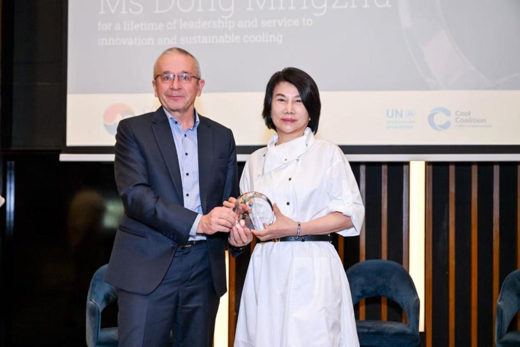 UNEP มอบรางวัล Cool Leader แก่ผู้บริหาร GREE บ.สัญชาติจีน จากบทบาทขับเคลื่อนโซลูชันรับมือโลกร้อน